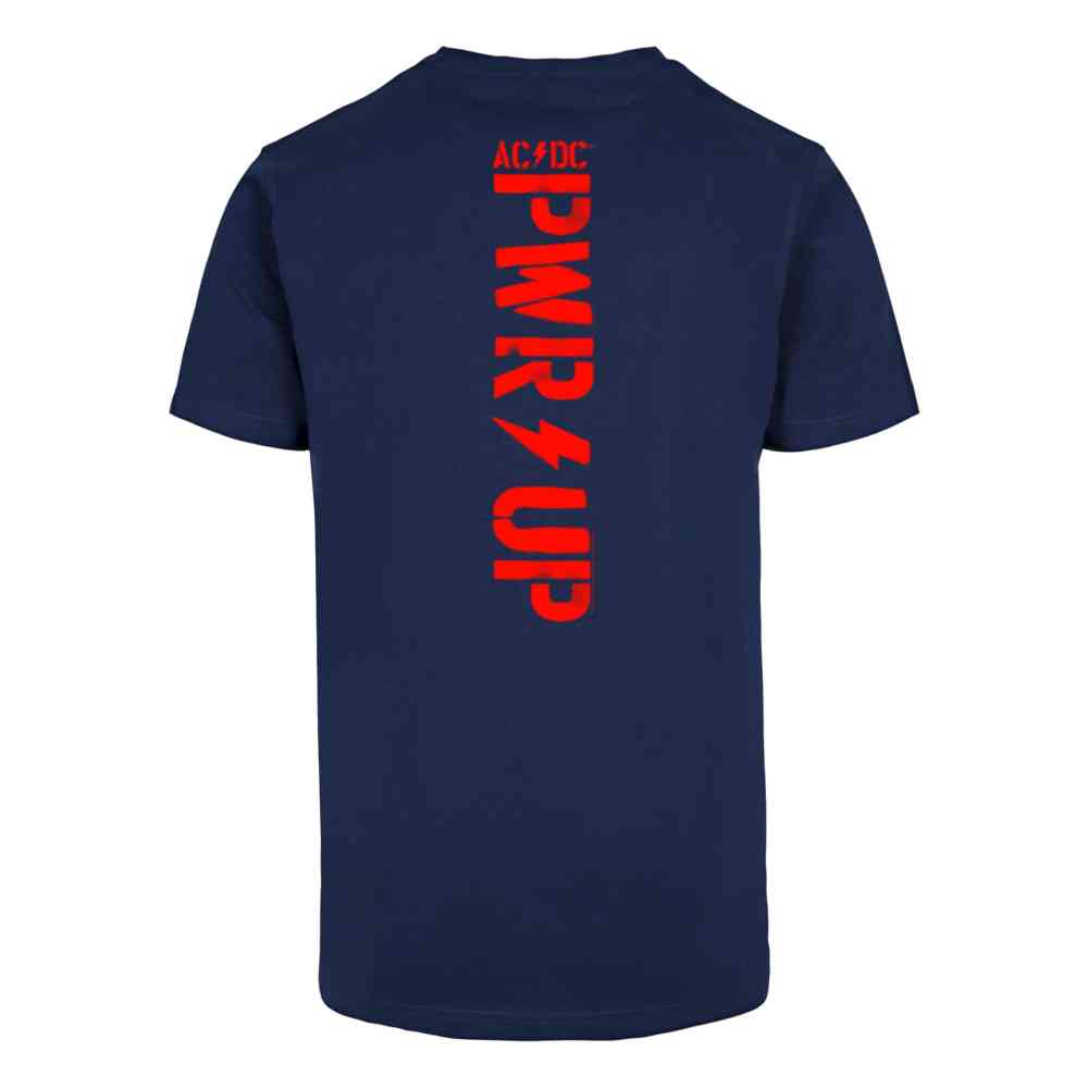 Merchcode AC/DC - PWR Herren T-Shirt - Lila